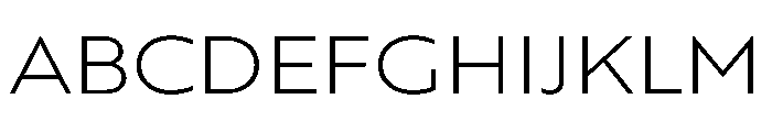 RSTBrother ExpExtraLight Instance Font UPPERCASE