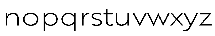 RSTBrother ExpExtraLight Instance Font LOWERCASE