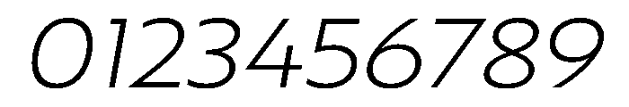 RSTBrother ExpExtraLightItalic Instance Font OTHER CHARS