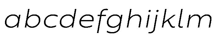 RSTBrother ExpExtraLightItalic Instance FONT