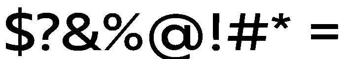 RSTBrother ExpMedium Instance Font OTHER CHARS