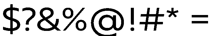 RSTBrother ExpRegular Instance Font OTHER CHARS