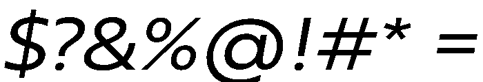 RSTBrother ExpRegularItalic Instance Font OTHER CHARS