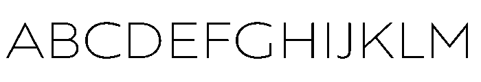 RSTBrother ExpThin Instance Font UPPERCASE