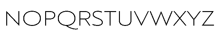 RSTBrother ExpThin Instance Font UPPERCASE