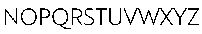 RSTBrother ExtraLight Instance Font UPPERCASE