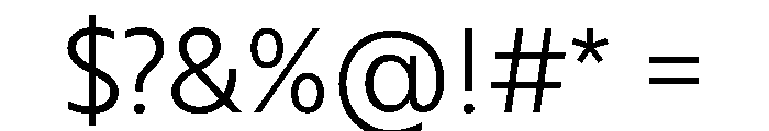 RSTBrother Light Instance Font OTHER CHARS