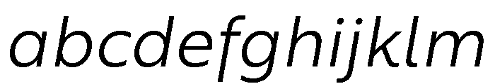 RSTBrother LightItalic Instance FONT
