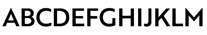 RSTBrother Medium Instance Font UPPERCASE