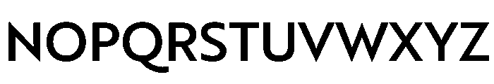 RSTBrother Medium Instance Font UPPERCASE