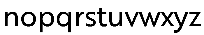 RSTBrother Regular Instance Font LOWERCASE