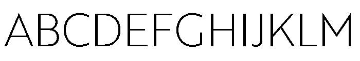RSTBrother Thin Instance Font UPPERCASE
