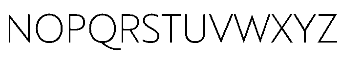 RSTBrother Thin Instance Font UPPERCASE