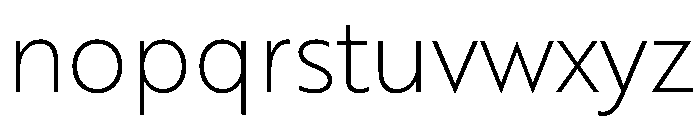 RSTBrother Thin Instance Font LOWERCASE