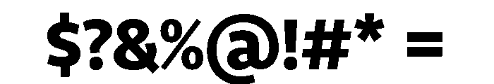RSTLibertad Black Instance Font OTHER CHARS