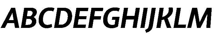RSTLibertad BoldItalic Instance Font UPPERCASE