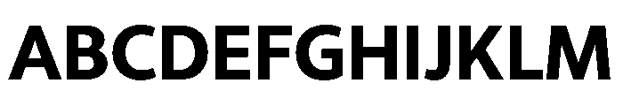 RSTLibertad ExtraBold Instance Font UPPERCASE