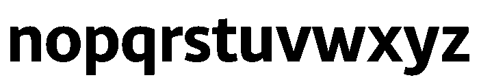 RSTLibertad ExtraBold Instance Font LOWERCASE