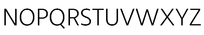RSTLibertad ExtraLight Instance Font UPPERCASE