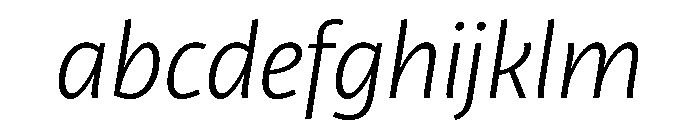 RSTLibertad ExtraLightItalic Instance FONT