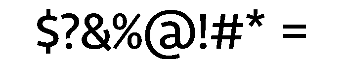 RSTLibertad Medium Instance Font OTHER CHARS