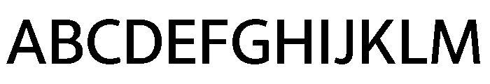RSTLibertad Medium Instance Font UPPERCASE