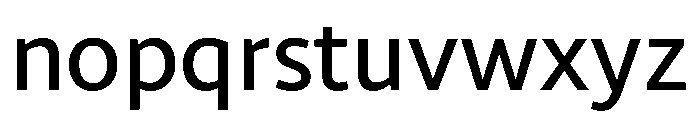 RSTLibertad Medium Instance Font LOWERCASE