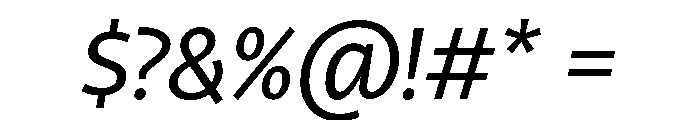 RSTLibertad RegularItalic Instance Font OTHER CHARS