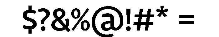 RSTLibertad SemiBold Instance Font OTHER CHARS