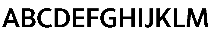 RSTLibertad SemiBold Instance Font UPPERCASE
