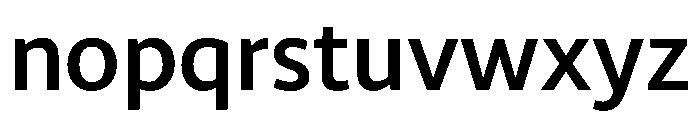 RSTLibertad SemiBold Instance Font LOWERCASE