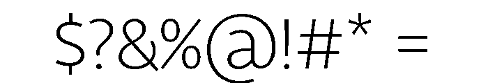 RSTLibertad Thin Instance Font OTHER CHARS