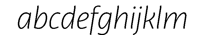 RSTLibertad ThinItalic Instance FONT