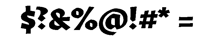 RSTMazumba Black Instance Font OTHER CHARS