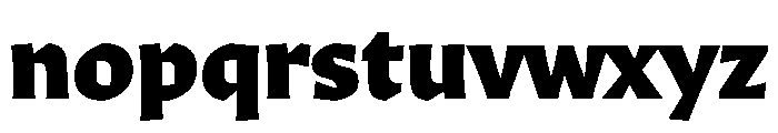 RSTMazumba Black Instance Font LOWERCASE