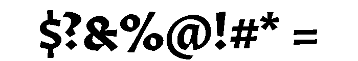 RSTMazumba ExtraBold Instance Font OTHER CHARS