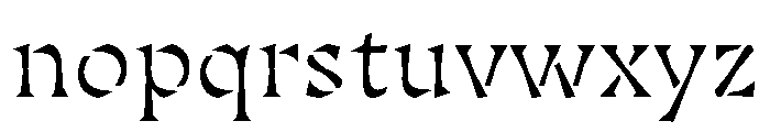 RSTMazumba Light Instance Font LOWERCASE