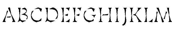 RSTMazumba Thin Instance Font UPPERCASE
