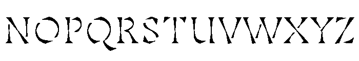 RSTMazumba Thin Instance Font UPPERCASE