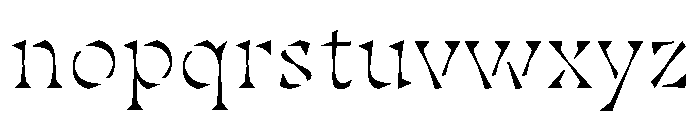 RSTMazumba Thin Instance Font LOWERCASE