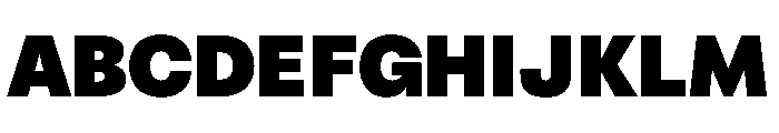 RSTReactor Black Instance Font UPPERCASE