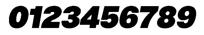 RSTReactor BlackItalic Instance Font OTHER CHARS