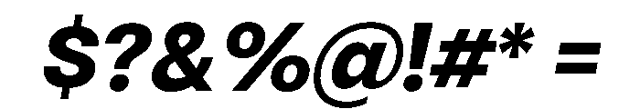 RSTReactor BoldItalic Instance Font OTHER CHARS