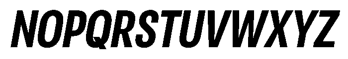 RSTReactor CndBoldItalic Instance Font UPPERCASE
