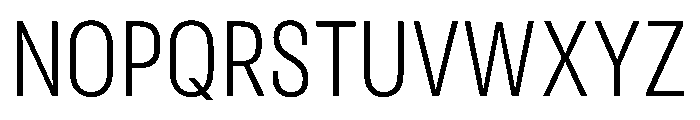 RSTReactor CndExtraLight Instance Font UPPERCASE