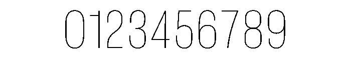 RSTReactor CndHairline Instance Font OTHER CHARS