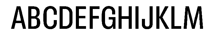 RSTReactor CndMedium Instance Font UPPERCASE