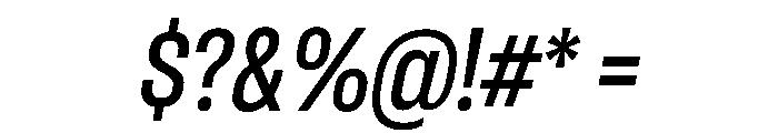 RSTReactor CndMediumItalic Instance Font OTHER CHARS