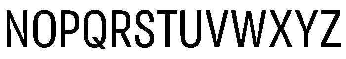 RSTReactor CndRegular Instance Font UPPERCASE
