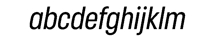 RSTReactor CndRegularItalic Instance FONT